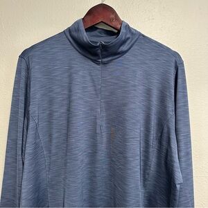 Slezenger Women’s Tech 1/4 Zip Golf Pullover Long Sleeve XXL UV Bluish Grey NWT